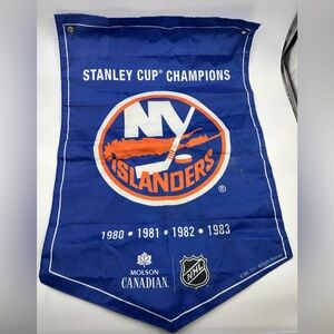 Stanley Cup Champions Molson Canadian New York Islanders Banner